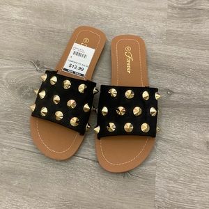 Womens black sandals